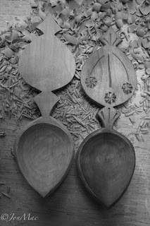 spoon carving blank+spoon carving